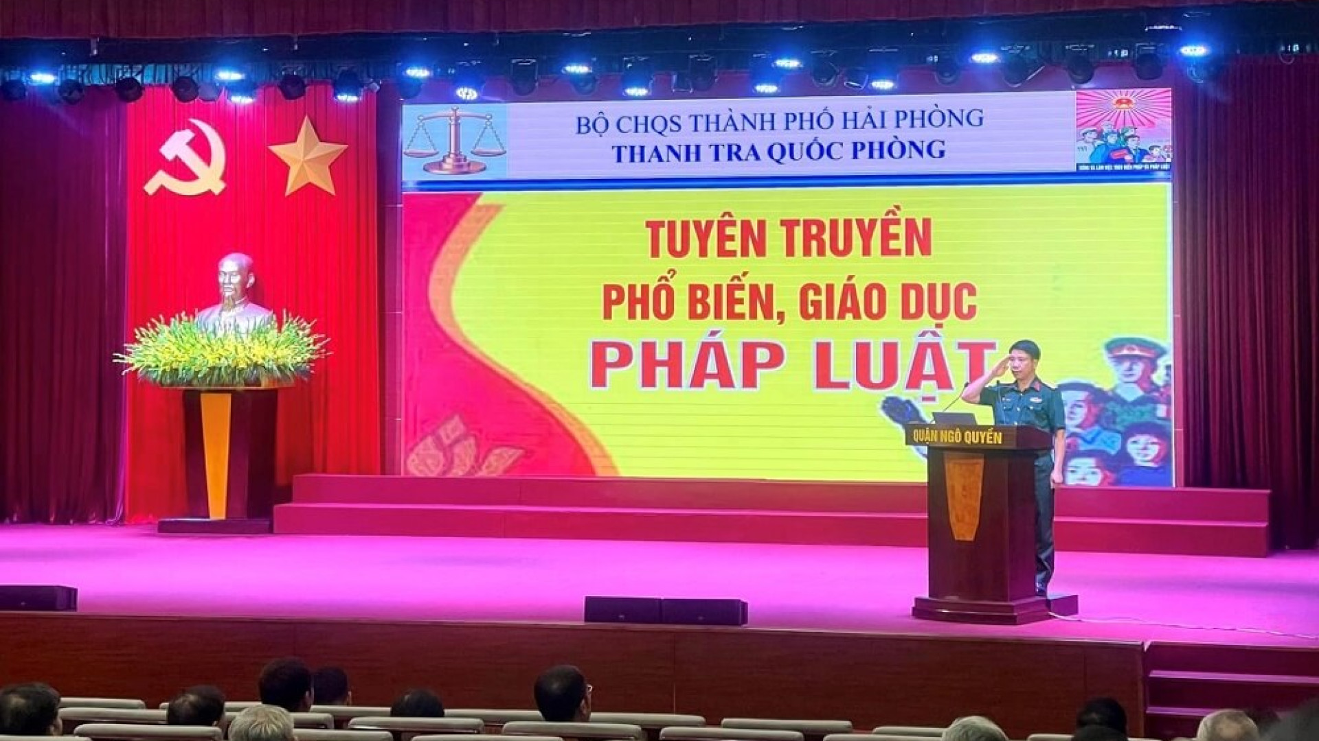 Quận Ngô Quyền (TP. Hải Phòng): Tập huấn công tác xử phạt vi phạm hành chính trong lĩnh vực quân sự năm 2024