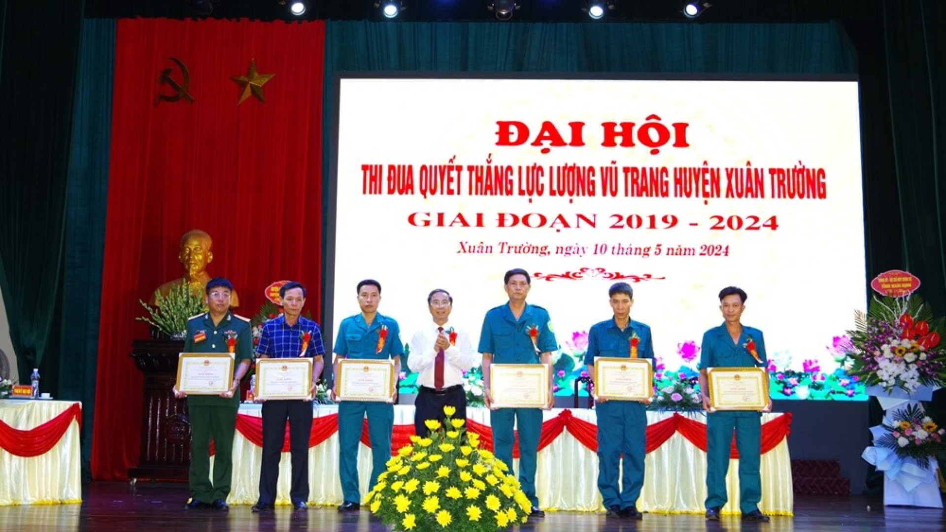 Đại hội Thi đua Quyết thắng LLVT huyện Xuân Trường giai đoạn 2019-2024