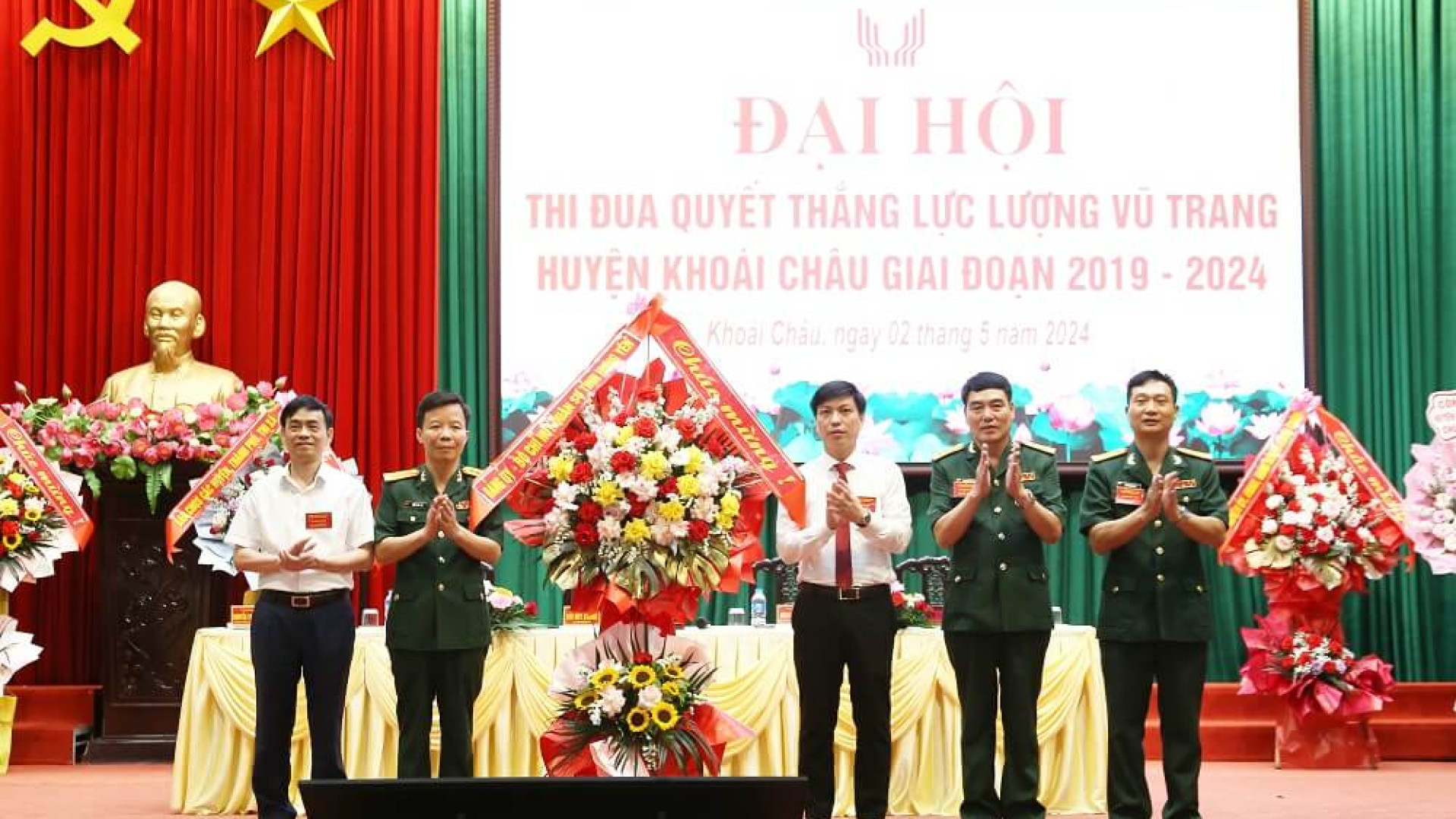 Đại hội thi đua Quyết thắng LLVT huyện Khoái Châu giai đoạn 2019 – 2024