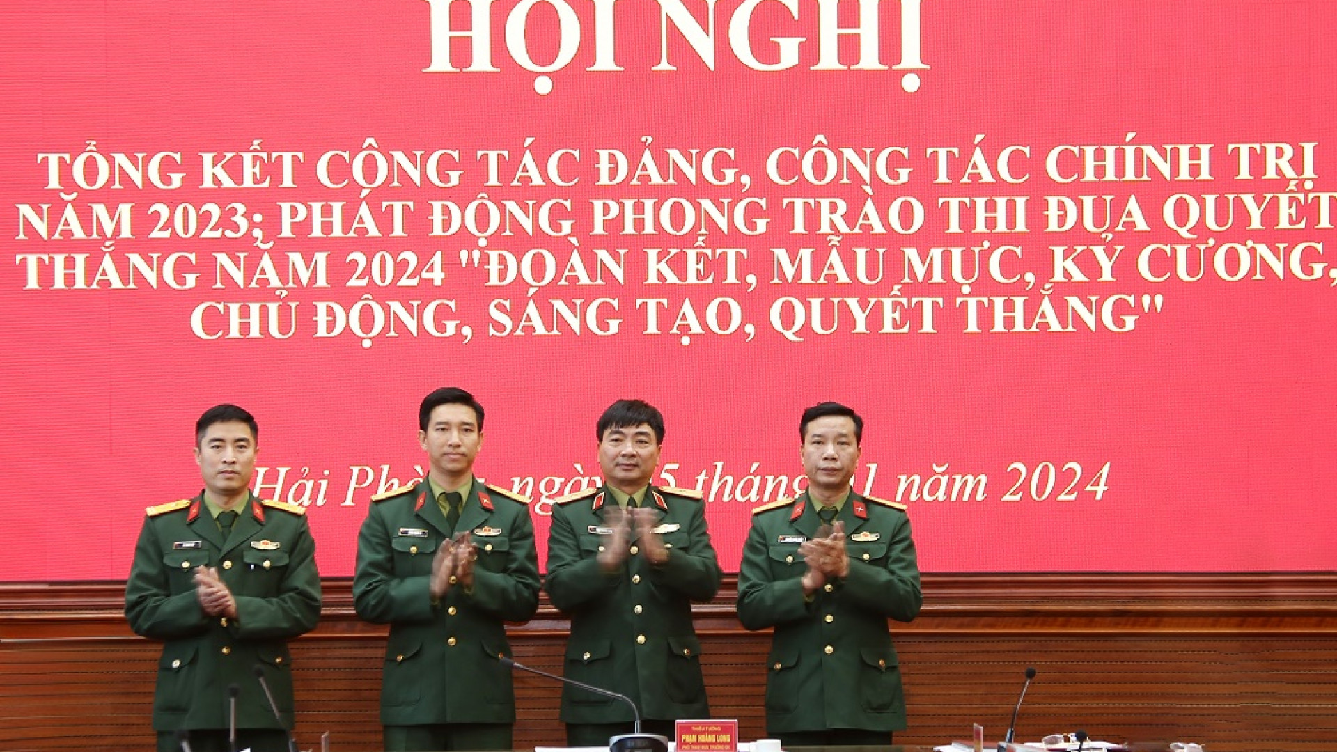 Bộ Tham mưu Quân khu: Tổng kết công tác đảng, công tác chính trị năm 2023