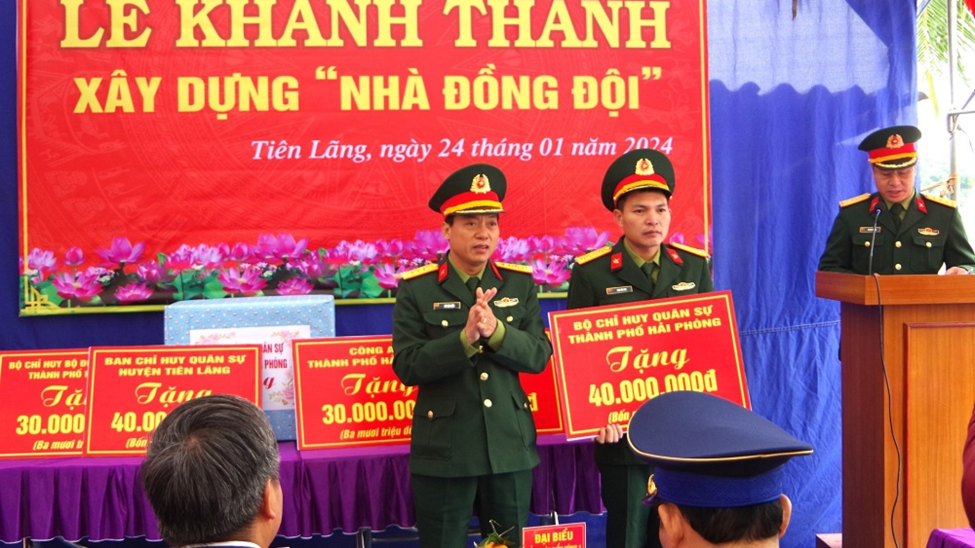 Bộ CHQS thành phố Hải Phòng khánh thành “Nhà đồng đội”