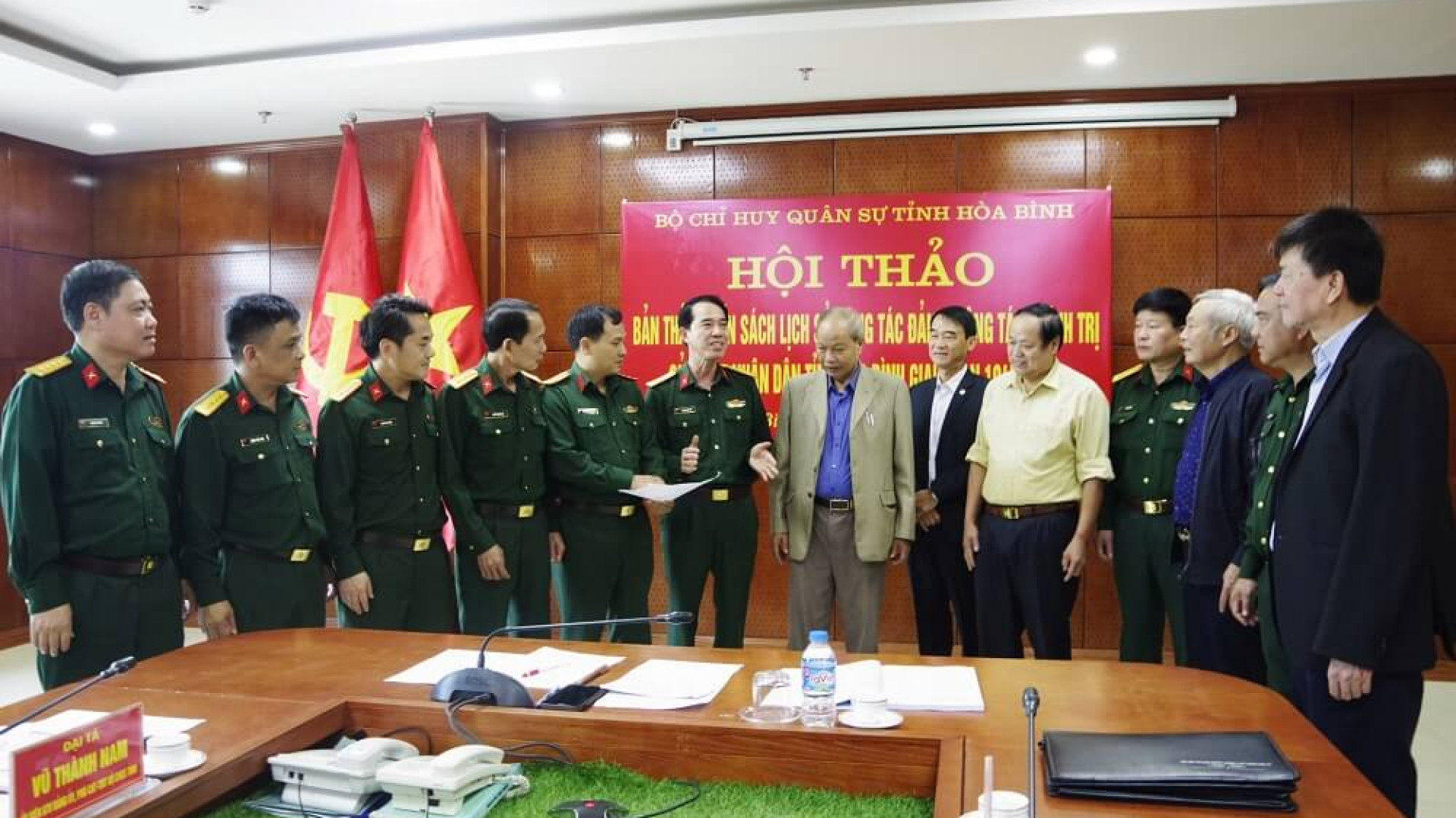 Bộ CHQS tỉnh Hòa Bình: Hội thảo về lịch sử công tác đảng, công tác chính trị của LLVT tỉnh Hòa Bình (1947-2024)