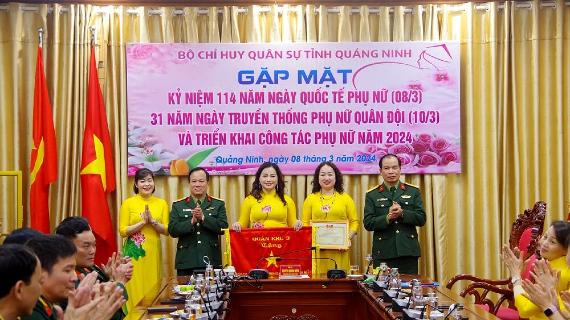 Bộ CHQS tỉnh Quảng Ninh gặp mặt kỷ niệm Ngày Quốc tế Phụ nữ 8-3