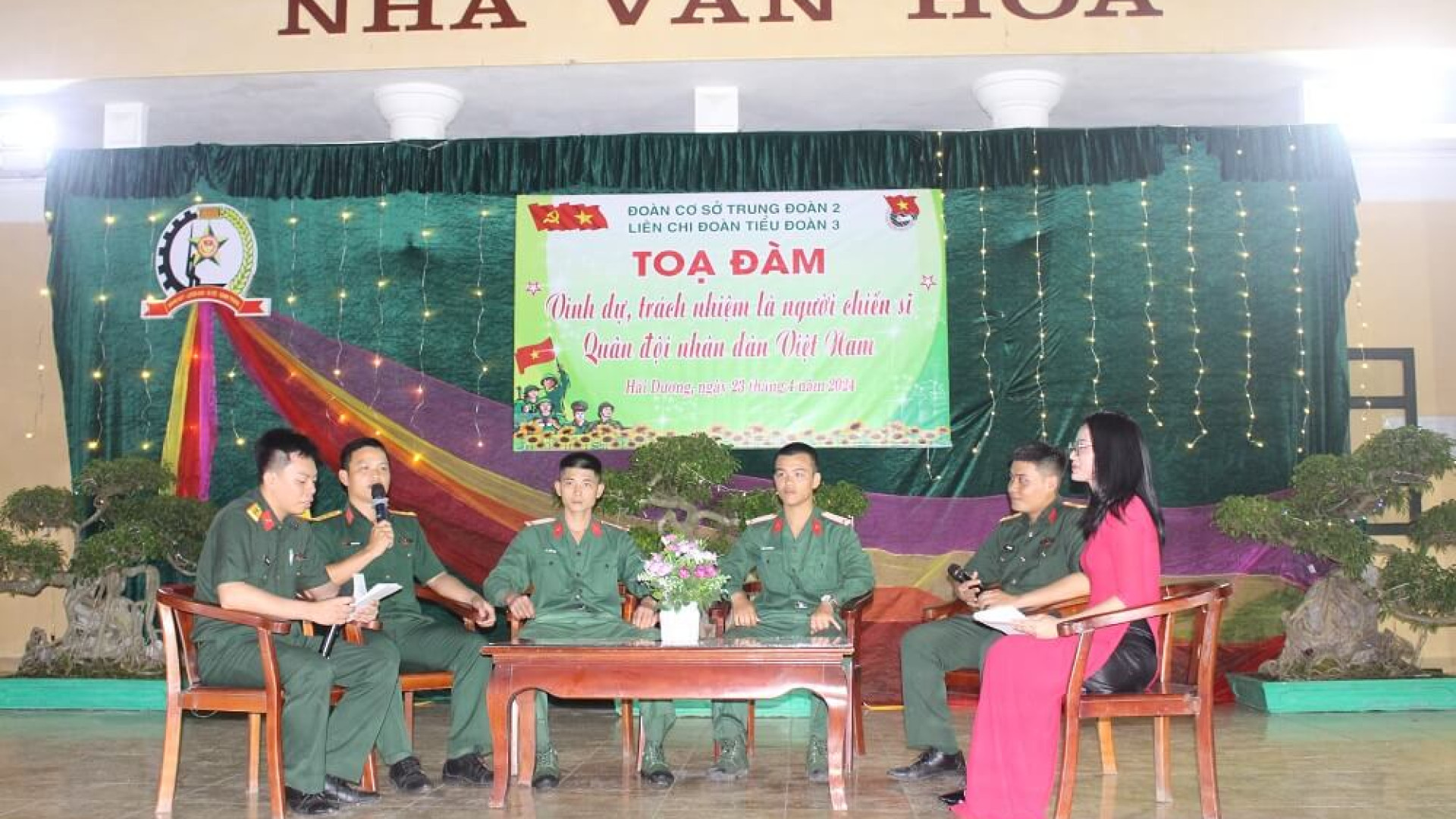 Liên chi đoàn Tiểu đoàn 3 thuộc Đoàn cơ sở Trung đoàn 2: Tọa đàm “Vinh dự, trách nhiệm là người chiến sĩ Quân đội Nhân dân Việt Nam”