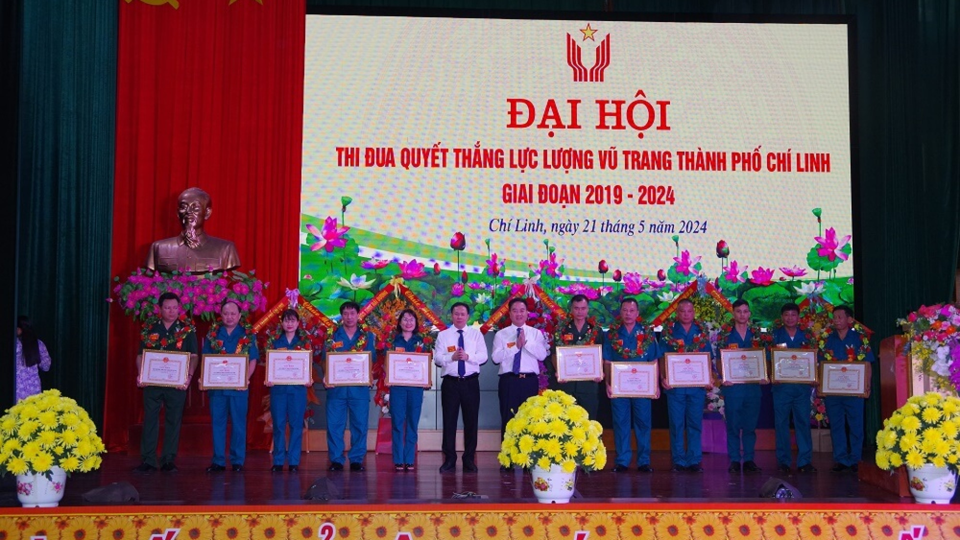 Đại hội Thi đua Quyết thắng LLVT thành phố Chí Linh giai đoạn 2019- 2024