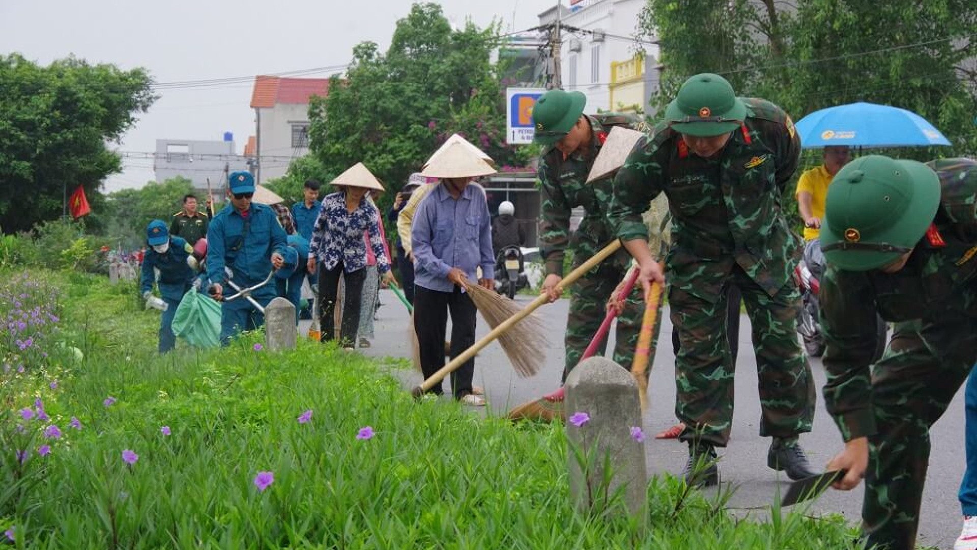 Bộ CHQS tỉnh Thái Bình tổ chức các hoạt động hưởng ứng “Tháng hành động vì môi trường”