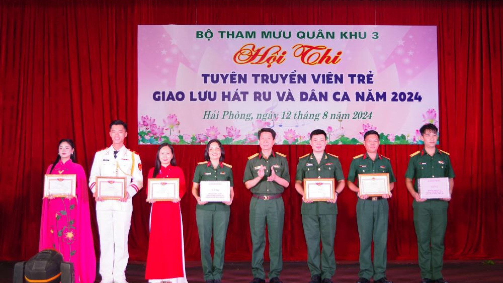 Bộ tham mưu Quân khu: Hội thi tuyên truyền viên trẻ, giao lưu hát ru và dân ca năm 2024