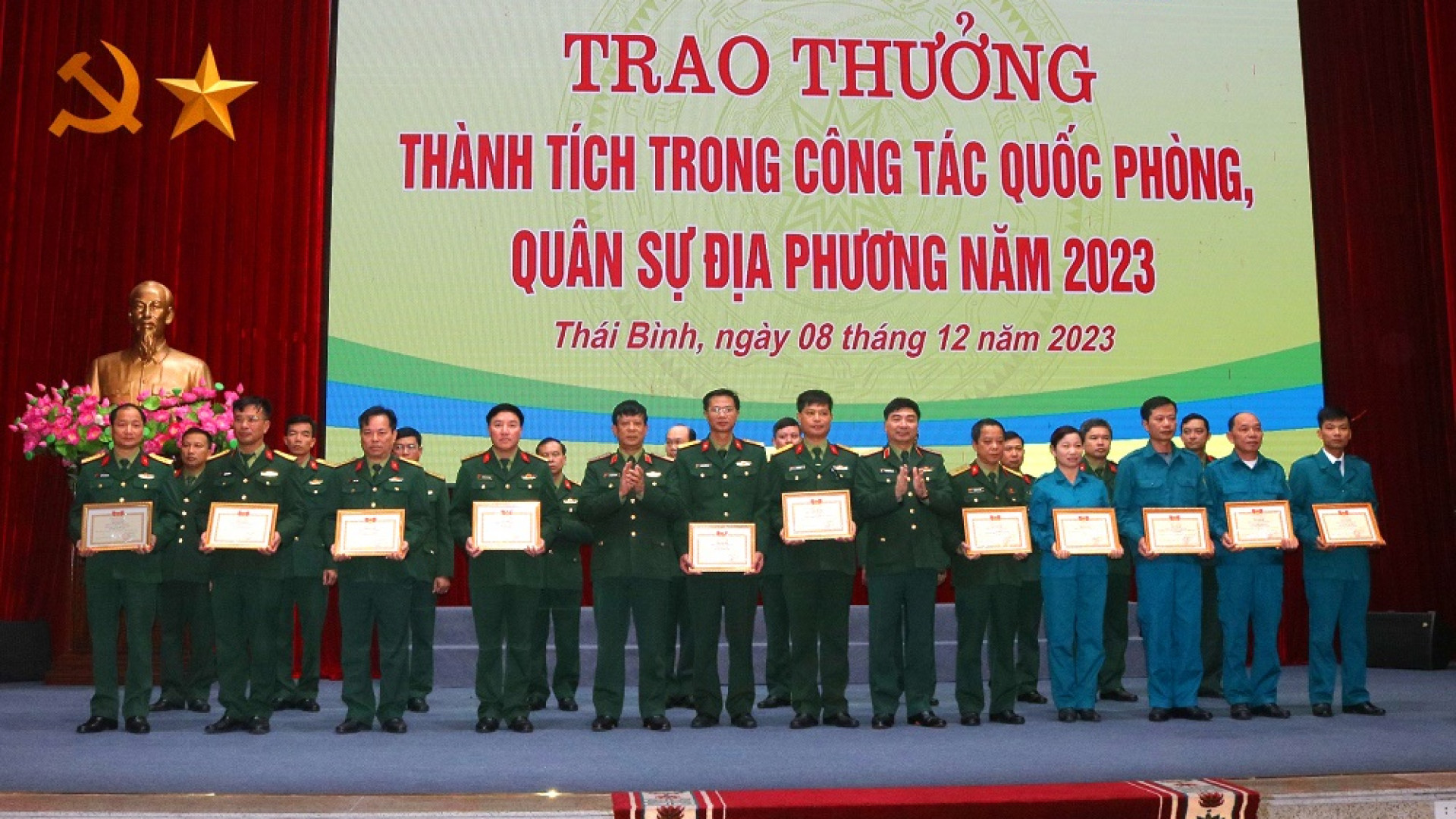 Tỉnh Thái Bình tổng kết công tác quốc phòng, quân sự địa phương năm 2023