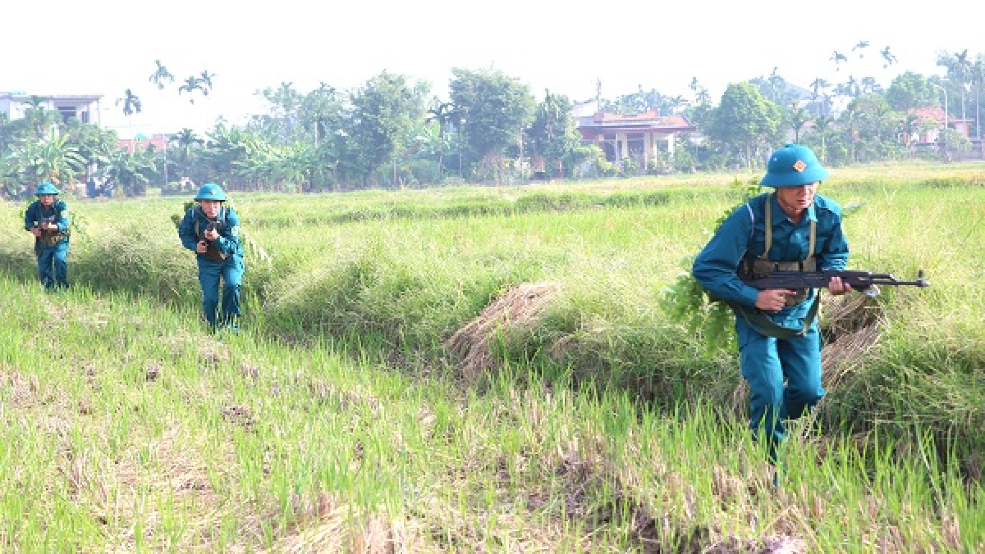 Huyện Trực Ninh (Nam Định): Diễn tập chiến đấu phòng thủ các xã, thị trấn năm 2023