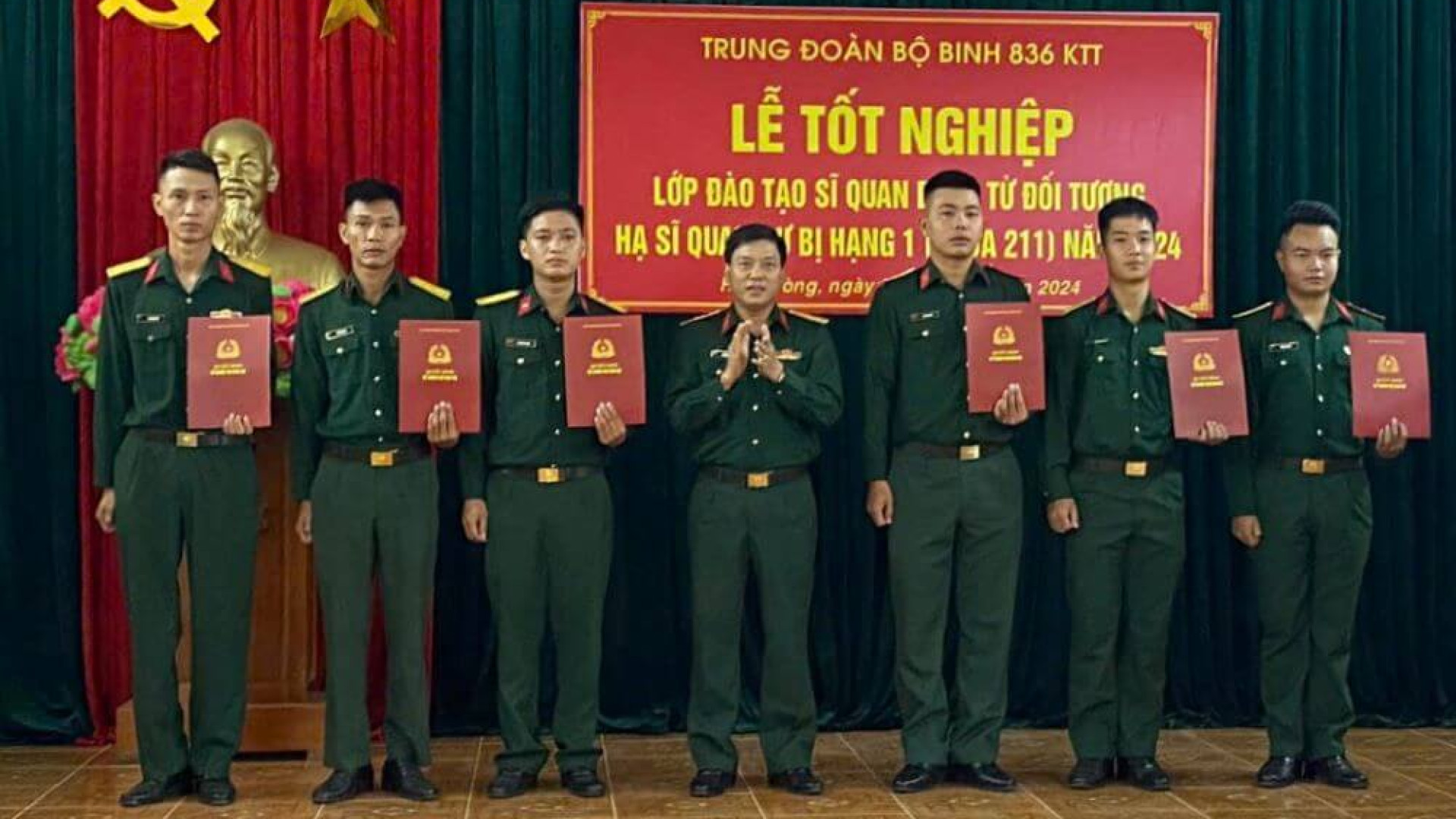 Bộ CHQS thành phố Hải Phòng: Tổ chức Lễ tốt nghiệp đào tạo sĩ quan dự bị (khóa 211) năm 2024