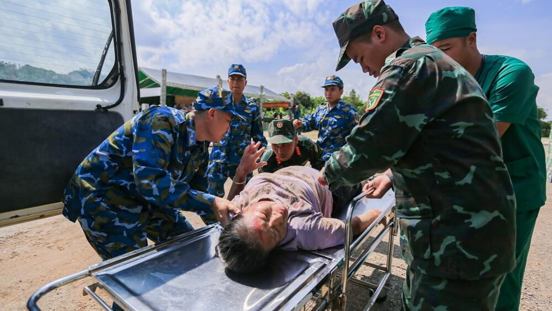 Bộ CHQS tỉnh Hoà Bình hiệp đồng công tác phòng chống thiên tai, tìm kiếm cứu nạn năm 2024