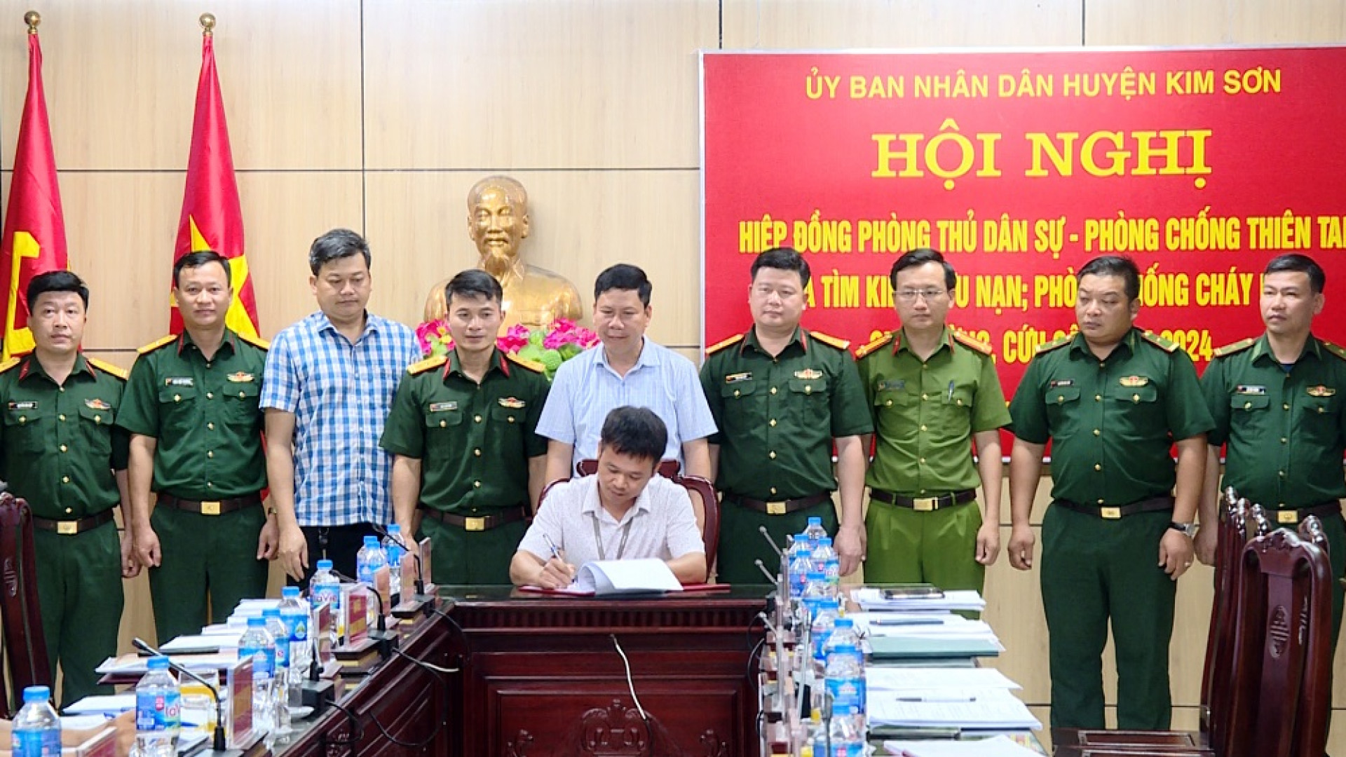 Huyện Kim Sơn hiệp đồng phòng thủ dân sự, phòng chống thiên tai và tìm kiếm cứu nạn năm 2024