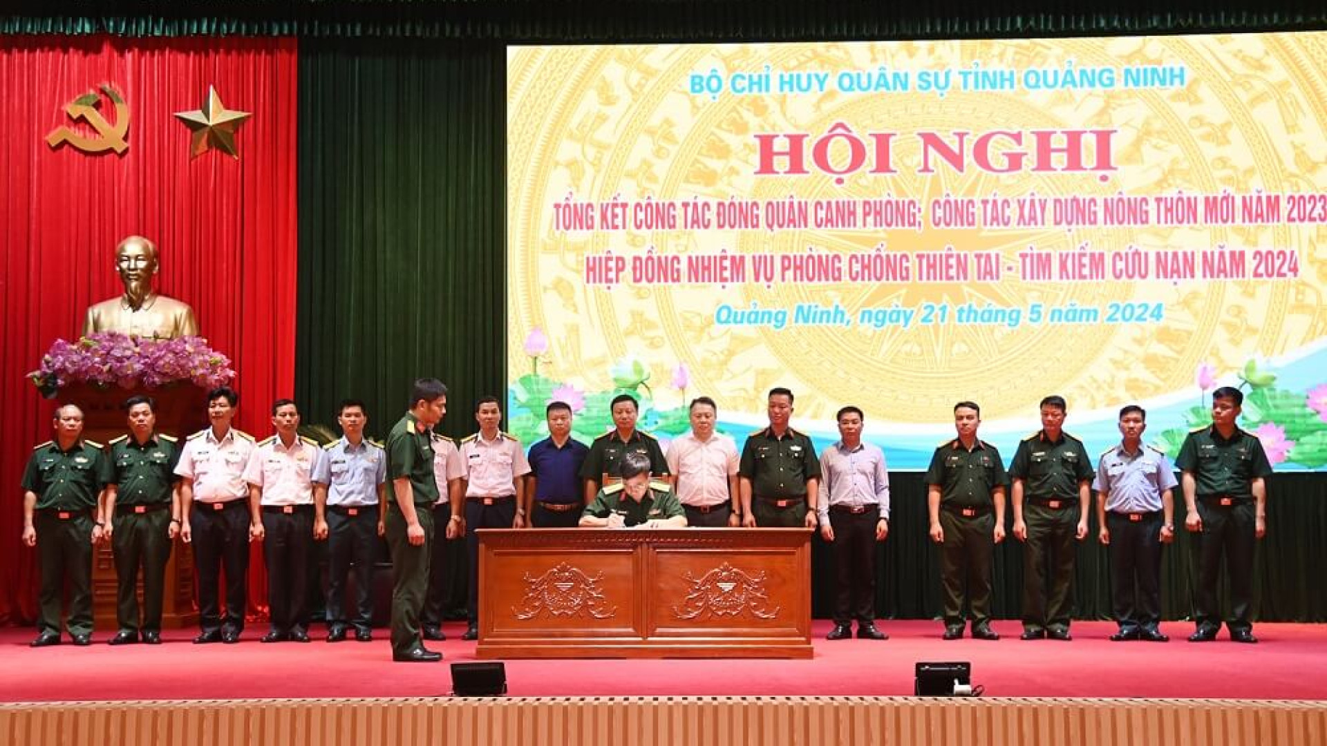 Bộ CHQS tỉnh Quảng Ninh tổng kết công tác đóng quân canh phòng, xây dựng nông thôn mới năm 2023