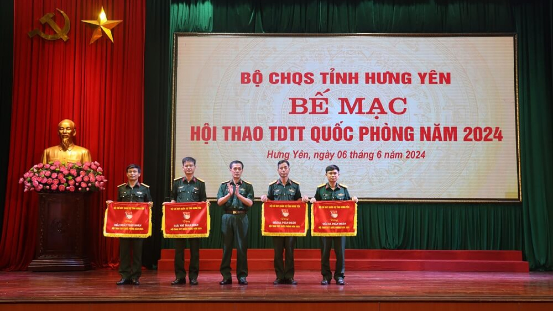 Bộ CHQS tỉnh Hưng Yên bế mạc Hội thao thể dục thể thao quốc phòng