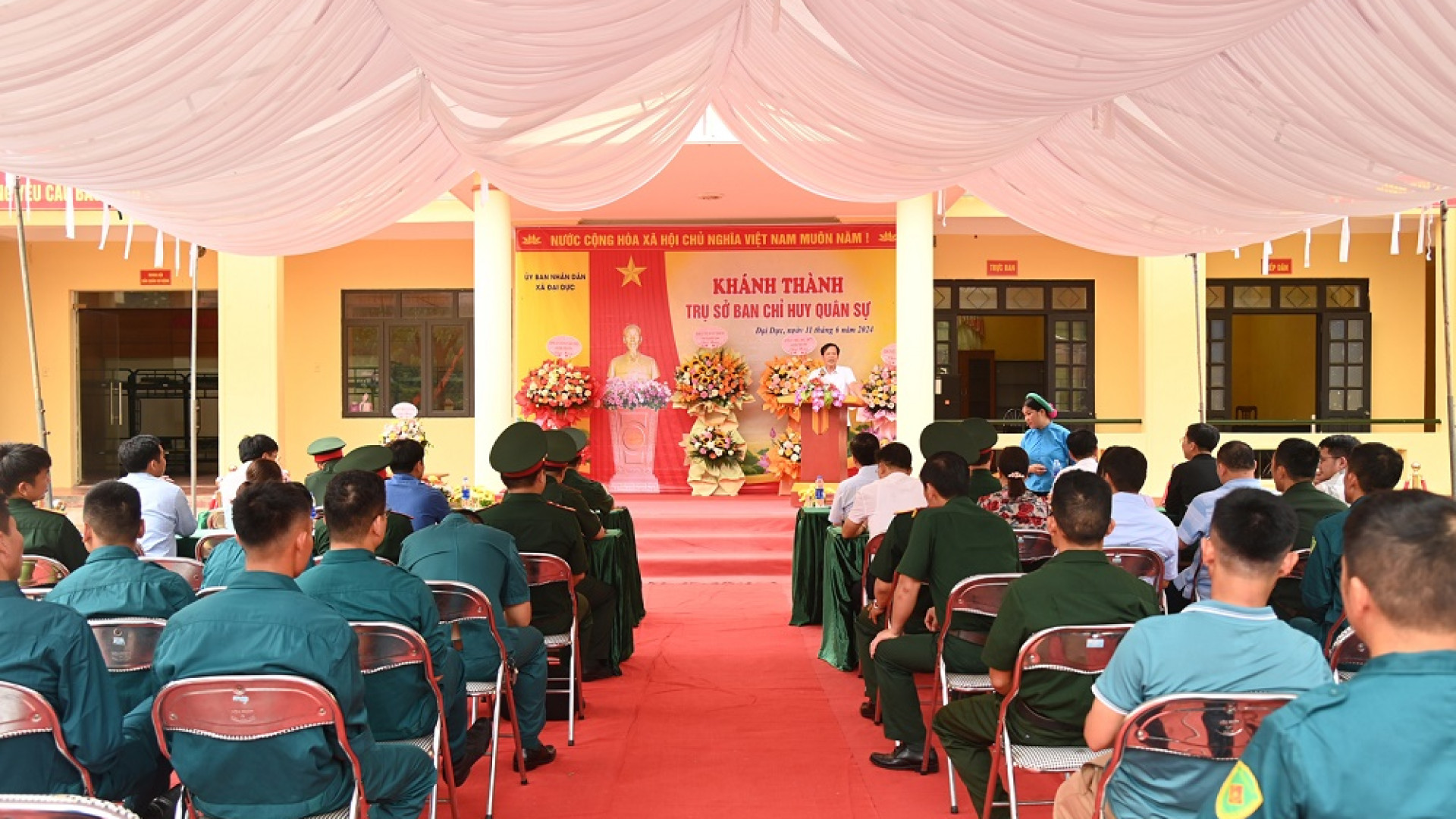 Khánh thành trụ sở Ban CHQS xã Đại Dực, huyện Tiên Yên