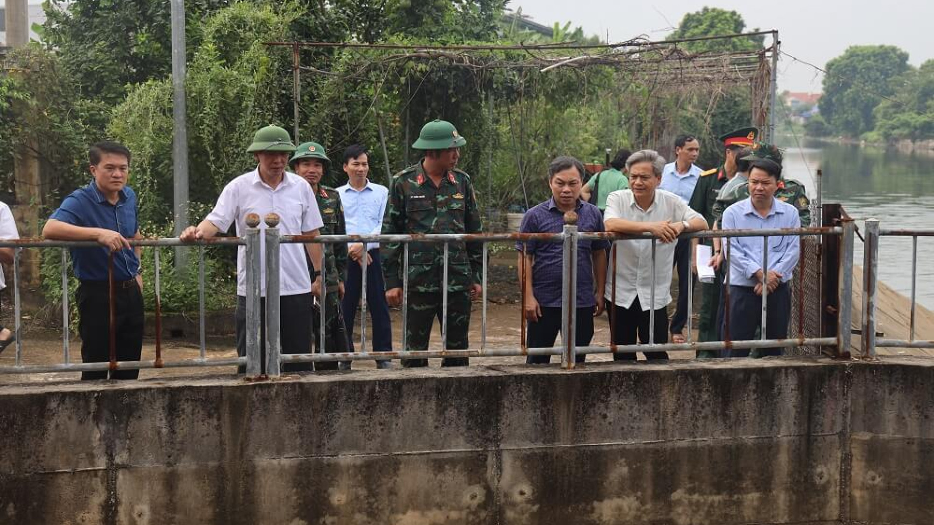 Ban Chỉ huy phòng, chống thiên tai và tìm kiếm cứu nạn tỉnh Hưng Yên: Kiểm tra công tác chuẩn bị ứng phó cơn bão số 3