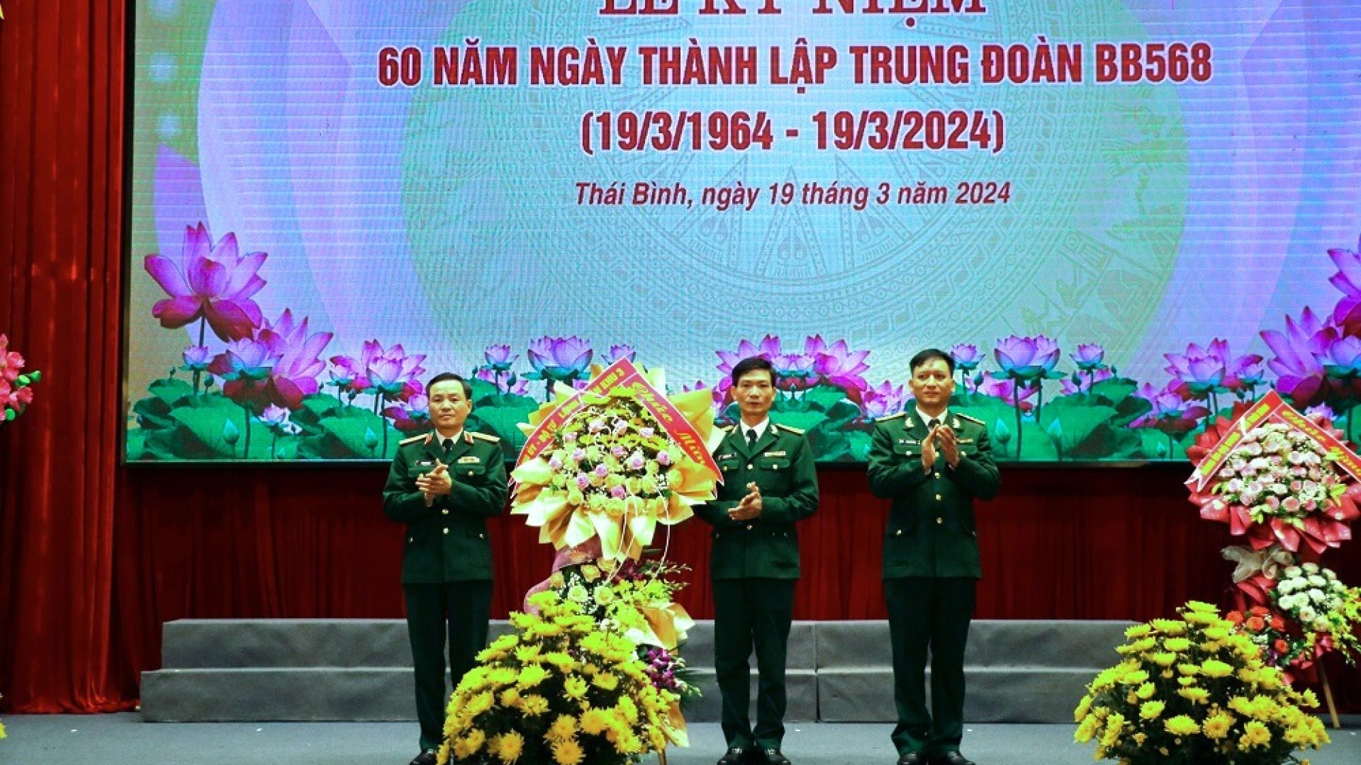 Trung đoàn 568 (Bộ CHQS tỉnh Thái Bình) kỷ niệm 60 năm ngày thành lập