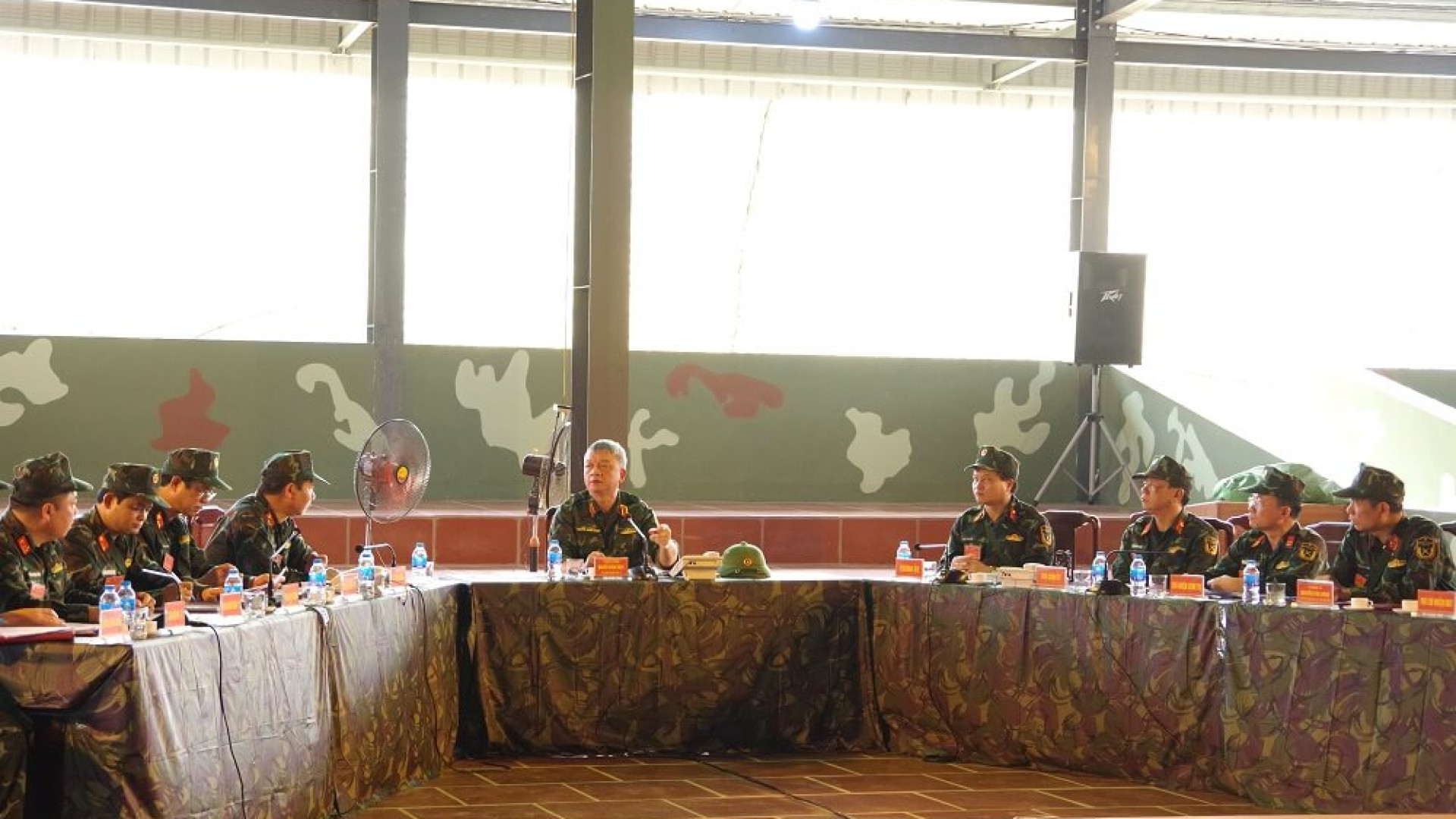 Bộ CHQS tỉnh Ninh Bình luyện tập chuyển trạng thái sẵn sàng chiến đấu năm 2024