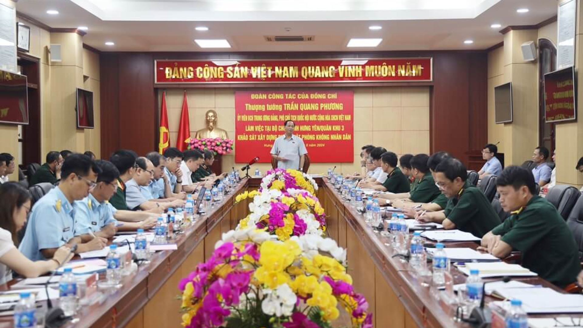 Đoàn khảo sát Ủy ban quốc phòng, an ninh làm việc tại tỉnh Hưng Yên