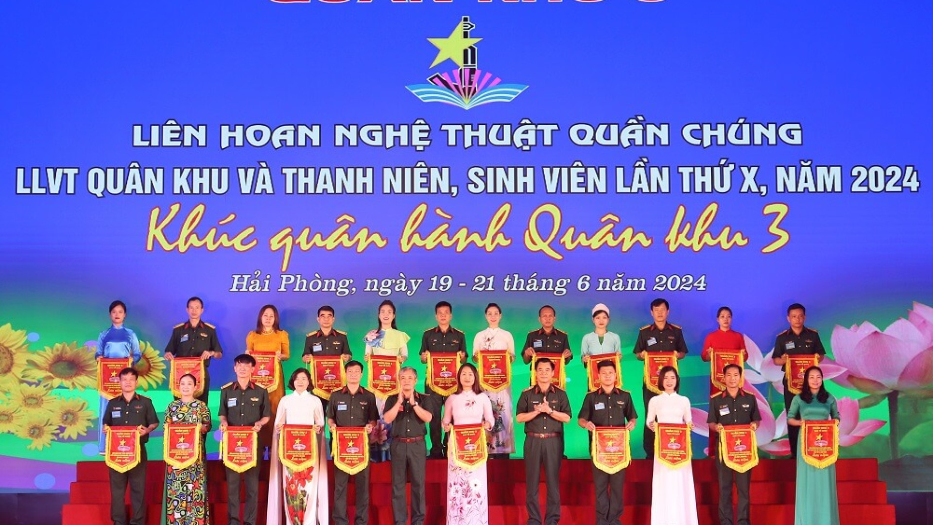 Khai mạc Liên hoan nghệ thuật quần chúng lực lượng vũ trang Quân khu và thanh niên, sinh viên lần thứ X, năm 2024