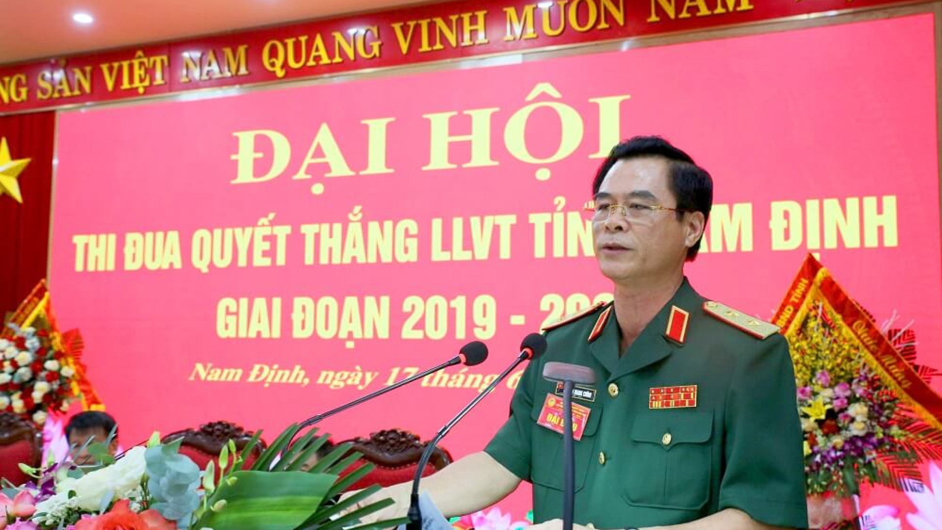 Đại hội Thi đua Quyết thắng LLVT tỉnh Nam Định giai đoạn 2019 – 2024