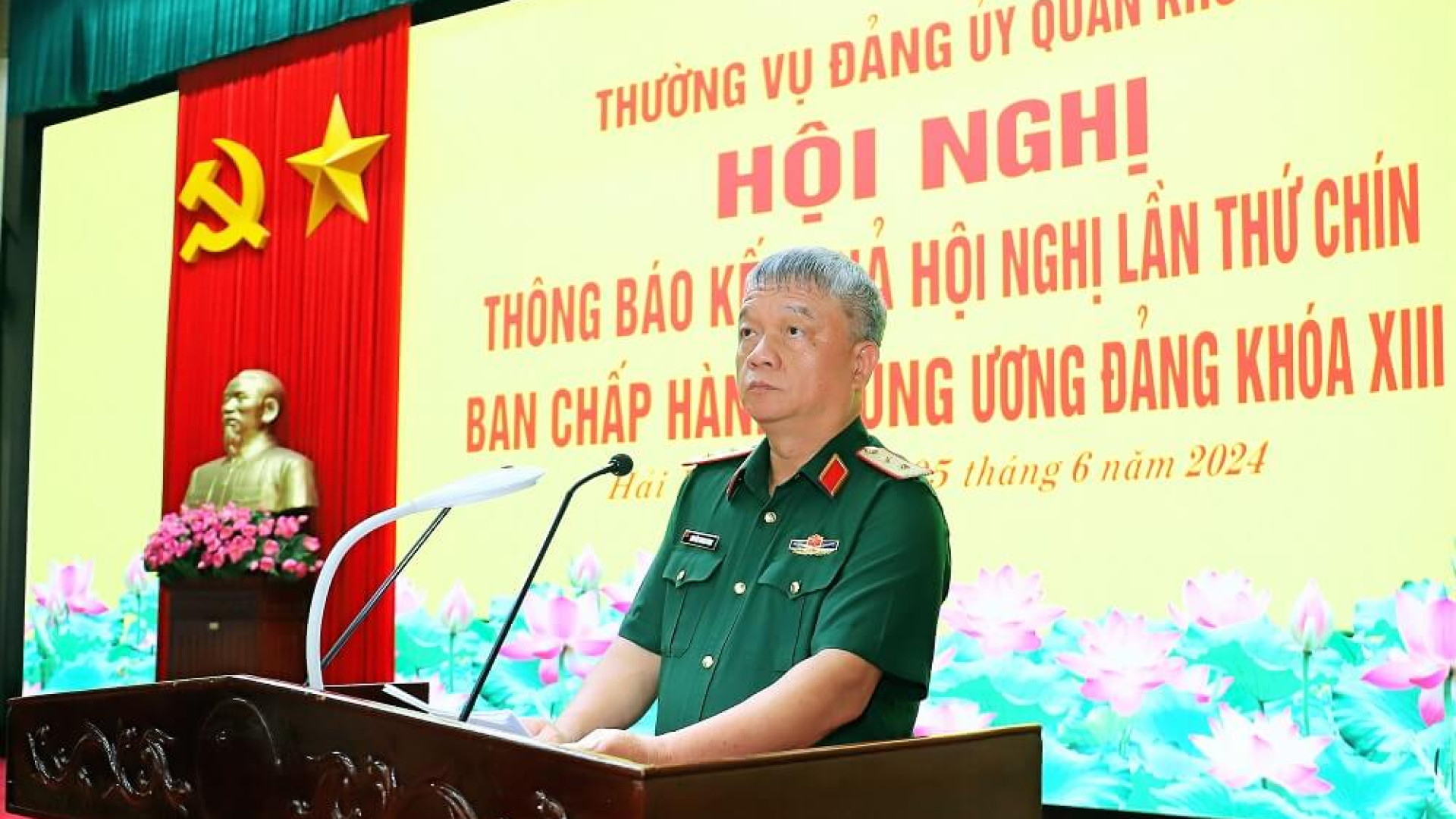 Thường vụ Đảng ủy Quân khu: Thông báo kết quả Hội nghị lần thứ 9 Ban chấp hành Trung ương Đảng khóa XIII