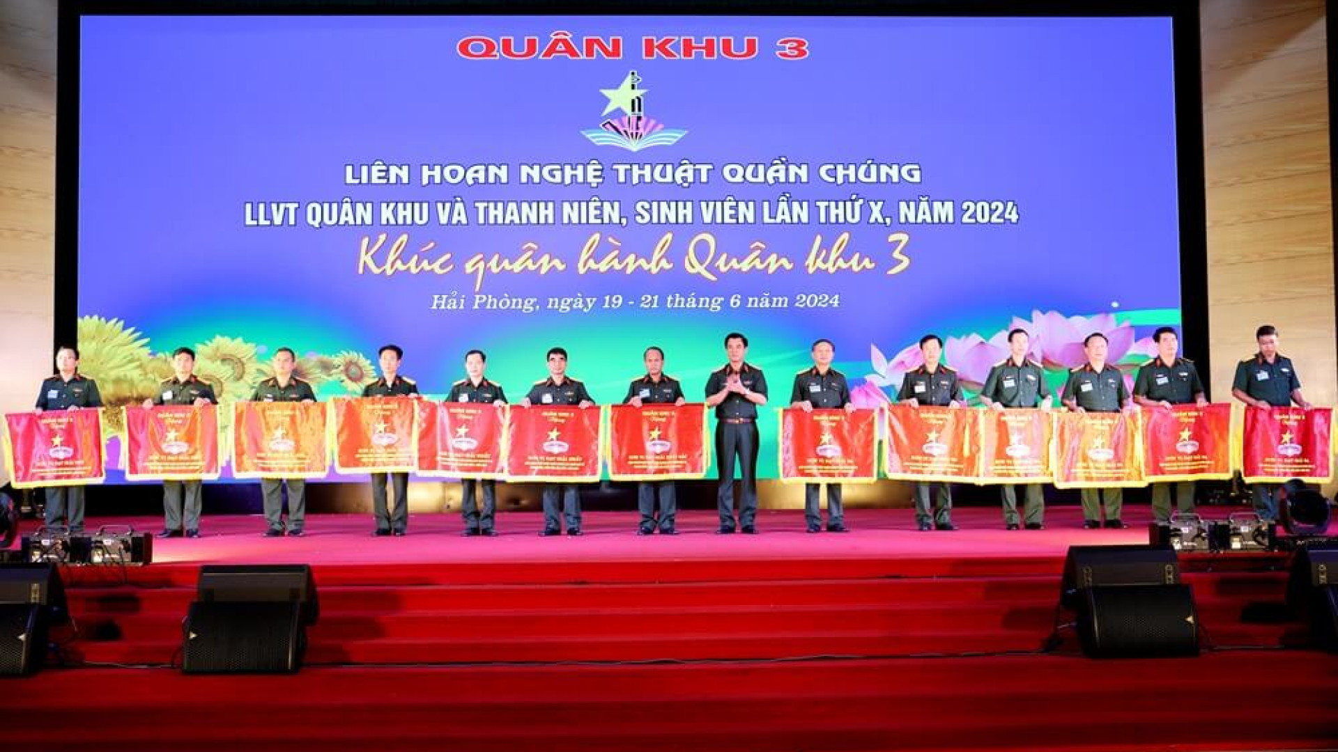 Bế mạc Liên hoan nghệ thuật quần chúng lực lượng vũ trang Quân khu và thanh niên, sinh viên lần thứ X, năm 2024