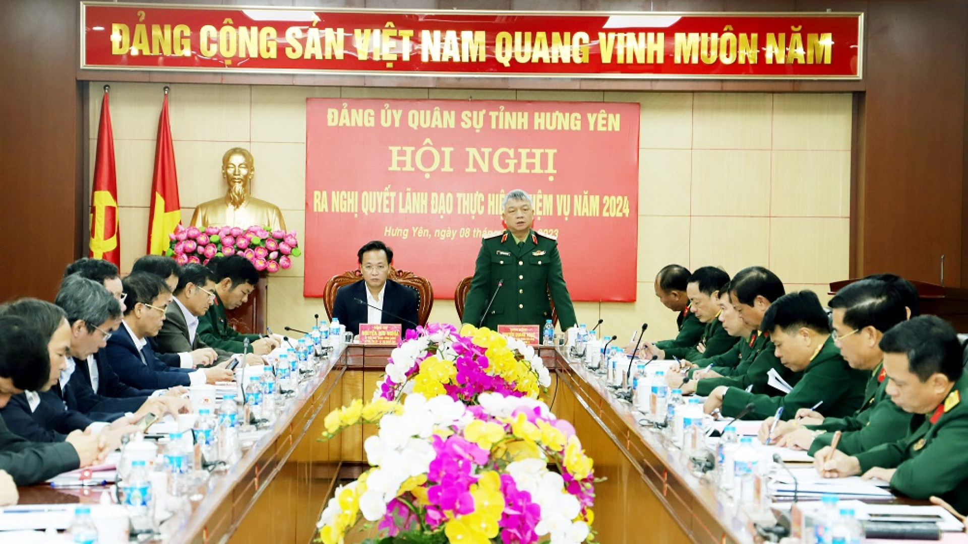 Đảng ủy Quân sự tỉnh Hưng Yên ra nghị quyết lãnh đạo thực hiện nhiệm vụ năm 2024